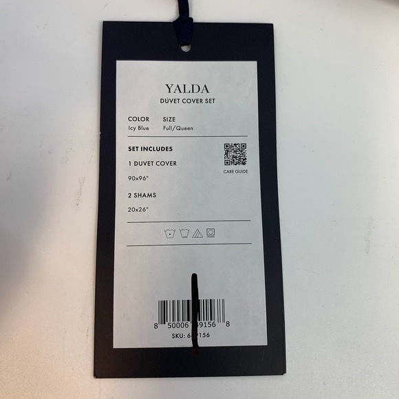 PURE PARIMA YALDA Duvet Cover Set 100%‎ Certified Egyptian Cotton Full Queen - Picture 7 of 10